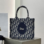 Small Dior Book Tote with Strap Blue M1404OEMX M928