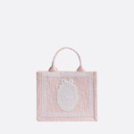 Dioramour Small Dior Book Tote with Strap Rose Soupir M1404PEHS M19I
