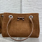 Small Dior Promenade Shopping Bag Marron M1410OHSU M12E