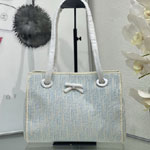 Small Dior Promenade Shopping Bag Blue M1410PGHF M43I
