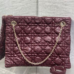 Medium Dior Milly-La-Foret Bag Burgundy M1415OUYA M79R
