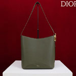 Medium Dior Medaillon Bucket Bag Khaki M1532QUQW M98H