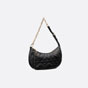 Dior CD Lounge Bag Black Supple Macrocannage Lambskin M22626FBE M900 - thumb-2