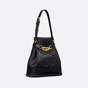 Medium C-est Dior Bag Black CD-Embossed Calfskin M2271UBHA M900 - thumb-2