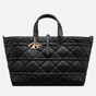 Large Dior Toujours Bag Black Macrocannage Calfskin M2820OSHJ M900 - thumb-2