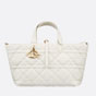 Medium Dior Toujours Bag Latte Macrocannage Calfskin M2821OSHJ M030 - thumb-2