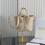 Small Dior Toujours Vertical Tote Bag Craie M2835OSNW M79U