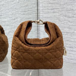 Small Dior Toujours Hobo Bag Marron M2867ODUN M68M