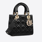 My ABCDior Lady Dior Bag Black Cannage Satin M538SOSMJ M900