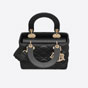 My ABCDior Lady Dior Bag Black Cannage Satin M538SOSMJ M900 - thumb-2