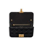 Dior Small dioraddict flap bag in black cannage lambskin M5817CNMJ M900 - thumb-3