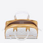 Medium Dior Vibe Zip Bowling Bag Gold Tone Padded Calf M6202OFCJ M933 - thumb-3