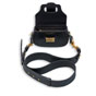 Dior D-fence mini saddle bag in black calfskin M6500CVQV M900 - thumb-3