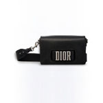 Dior Flap bag with slot handclasp in black calfskin M8000VVQV M900