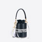 Small Dior Vibe Bucket Bag Blue smooth calfskin M8703OOBR M928 - thumb-2