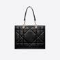 Medium Dior Essential Tote Bag Archicannage Calfskin M8721OZVJ M900 - thumb-3