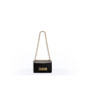 j adior flap bag with chain in black crinkled calfskin M9000CLLM M900 - thumb-4