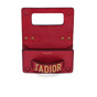 Dior Mini JAdior flap bag in red calfskin M9002CVWU M41R - thumb-3