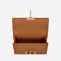 Dior 30 Montaigne Bag Cognac Colored Box Calfskin M9203UMOS M62E - thumb-2