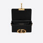 Dior 30 Montaigne Box Bag Black Box Calfskin M9204UMOS M911 - thumb-2