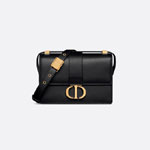 Dior Small 30 Montaigne Bag Black Calfskin M9234UHEL M900