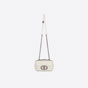Small Dior Caro Bag Latte Quilted Macrocannage Calfskin M9241BNGK M030 - thumb-3