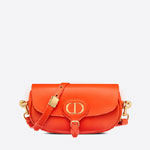 Dior Bobby East West Bag Bright Orange Box Calfskin M9327UMOL M37O