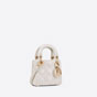 Micro Lady Dior Bag Latte Cannage Lambskin S0856ONGE M030 - thumb-2