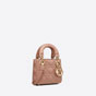 Micro Lady Dior Bag Rose Des Vents Cannage Lamb S0856ONGE M49P - thumb-2