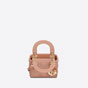 Micro Lady Dior Bag Rose Des Vents Cannage Lamb S0856ONGE M49P - thumb-3