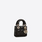 Micro Lady Dior Bag Black Cannage Lambskin S0856ONGE M900 - thumb-2