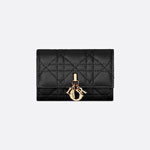 My Dior Glycine Wallet Black Cannage Lambskin S0966ONMJ M900