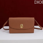Dior Medaillon Envelope Pouch with Strap Marron S2223QGME M16E