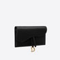 Dior Saddle Wallet Black Goatskin S5614CCEH M900 - thumb-2