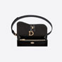 Dior Saddle Belt Pouch Black Crinkled Calfskin S5619CNPY M900 - thumb-2