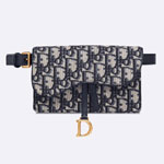 Dior Oblique Logo Canvas Saddle Fanny Waist Belt Bag S5619CTZQ 928U