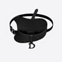 Dior Saddle Flat Belt Pouch Black Ultramatte Calfskin S5632SLLO M989 - thumb-2