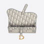 Saddle Slim Pouch Gray Dior Oblique Embroidery S5647CRIW M932 - thumb-3