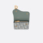 Saddle Lotus Wallet Gray Dior Oblique Jacquard S5652CTZQ M932 - thumb-3