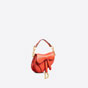 Dior Micro Saddle Bag Bright Orange Goatskin S5685CCEH M37O - thumb-2