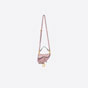 Dior Micro Saddle Bag Antique Pink Goatskin S5685CCEH M77P - thumb-3