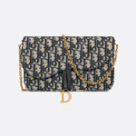 Dior Saddle Pouch with Chain S5907CTZQ M928