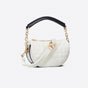 Micro Dior Vibe Hobo Bag White Macrocannage lambskin S7200ONOA M933 - thumb-2