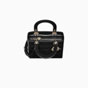 Lady Dior bag in black patent cannage calfskin VRB44550 N0 - thumb-3