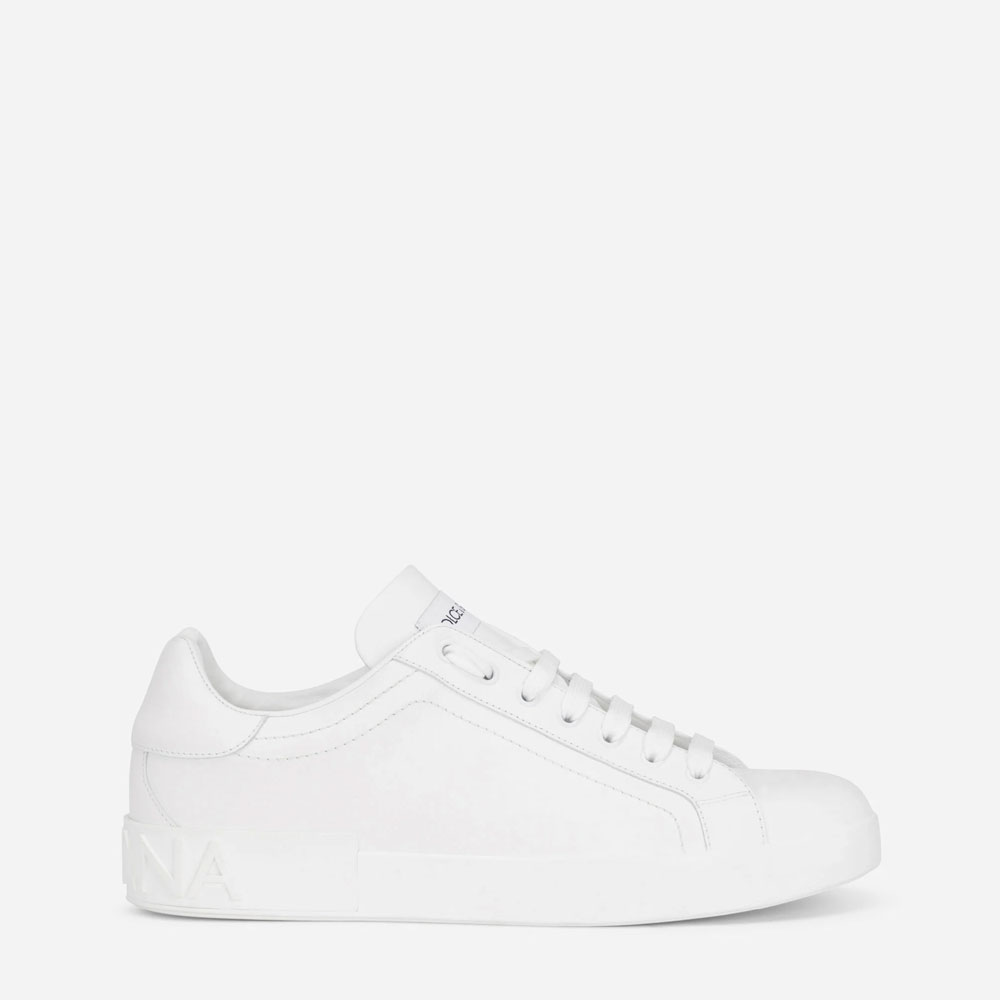 DG Calfskin Portofino sneakers in White CS1772A106580001