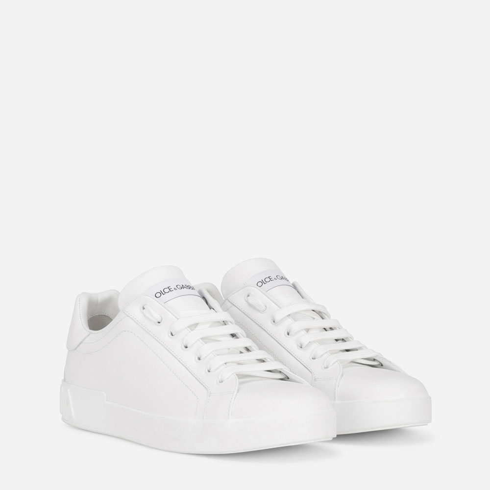 DG Calfskin Portofino sneakers in White CS1772A106580001 - Photo-2