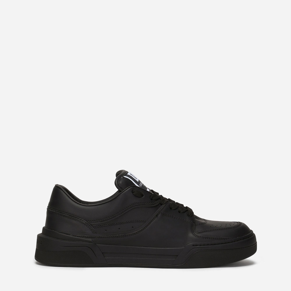 DG Calfskin nappa New Roma sneakers in Black CS2036A106580999