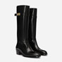 DG Brushed calfskin boots in Black A70090A120380999 - thumb-2