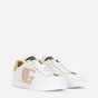Calfskin Portofino sneakers with DG logo in White CK1545AD78089662 - thumb-2