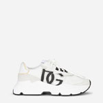 DG Mixed-material Daymaster sneakers in White CK1908AQ04080001